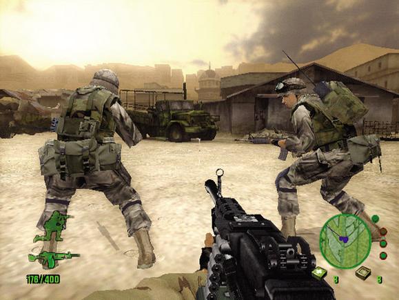 Delta Force: Black Hawk Down on PS2