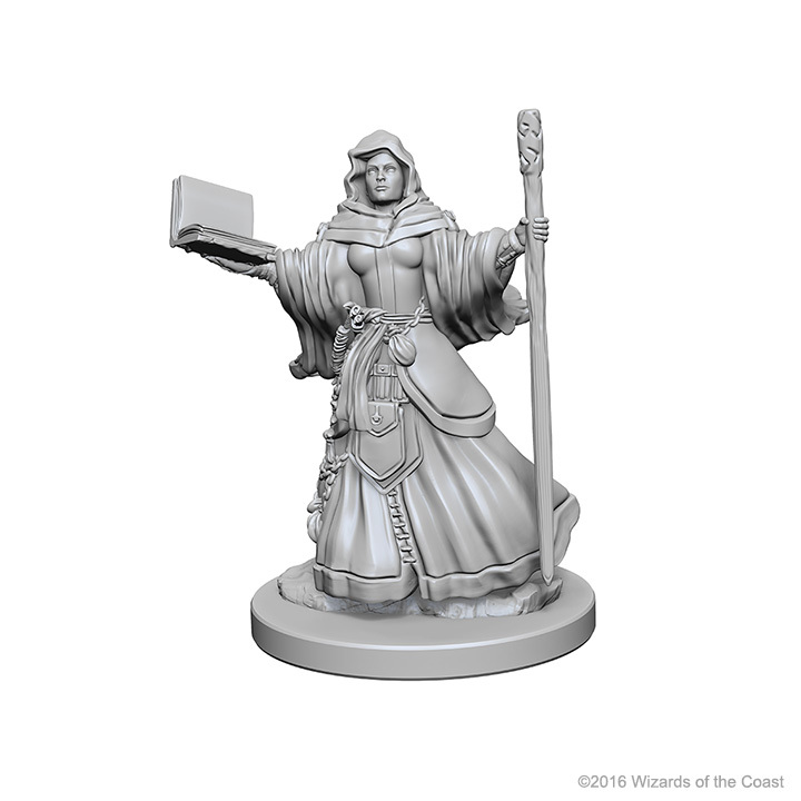 D&D Nolzur's Marvelous: Unpainted Minis - Human Female Wizard image