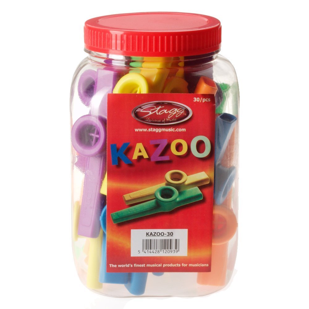 Stagg Plastic Kazoo 30pcs/Box Colour at Mighty Ape NZ