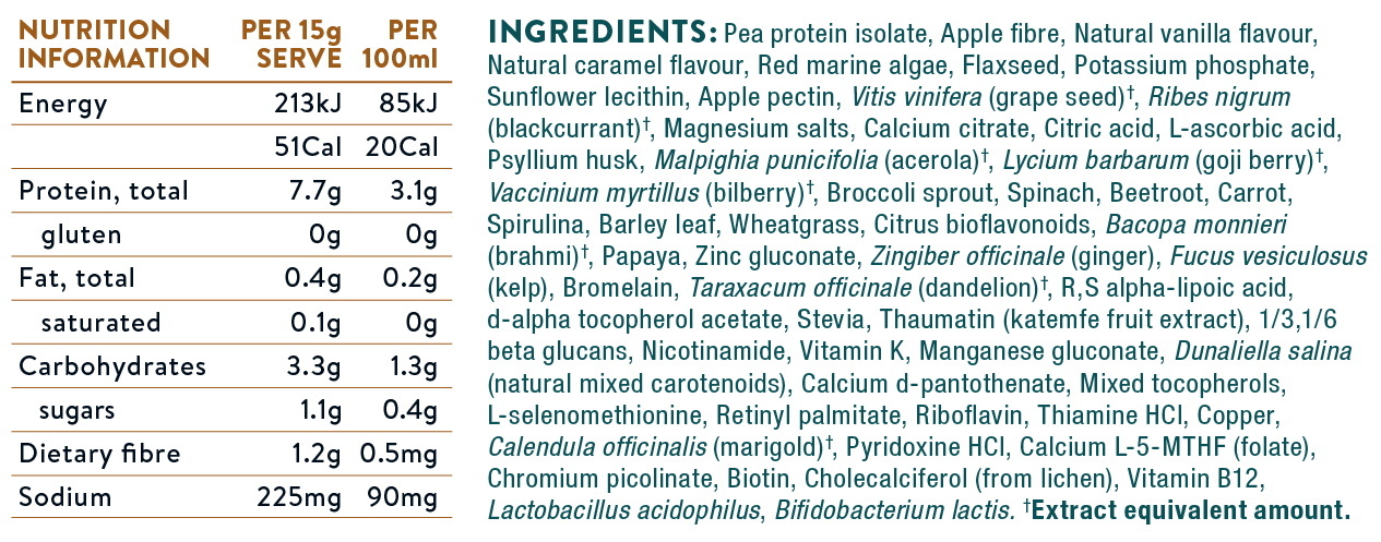 Nuzest Kids Good Stuff Vanilla Caramel Smoothie Mix (225g) image