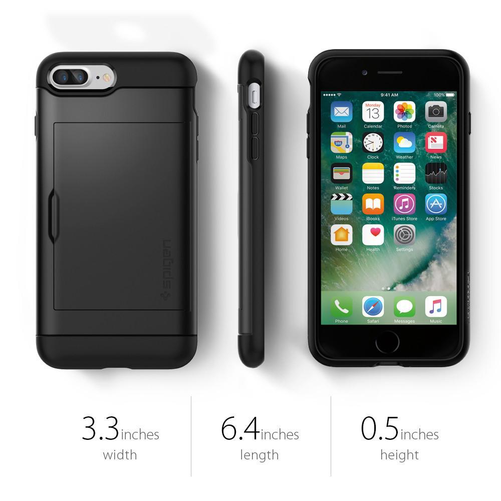 Spigen: iPhone 7 Plus - Slim Armour CS Case (Black) image