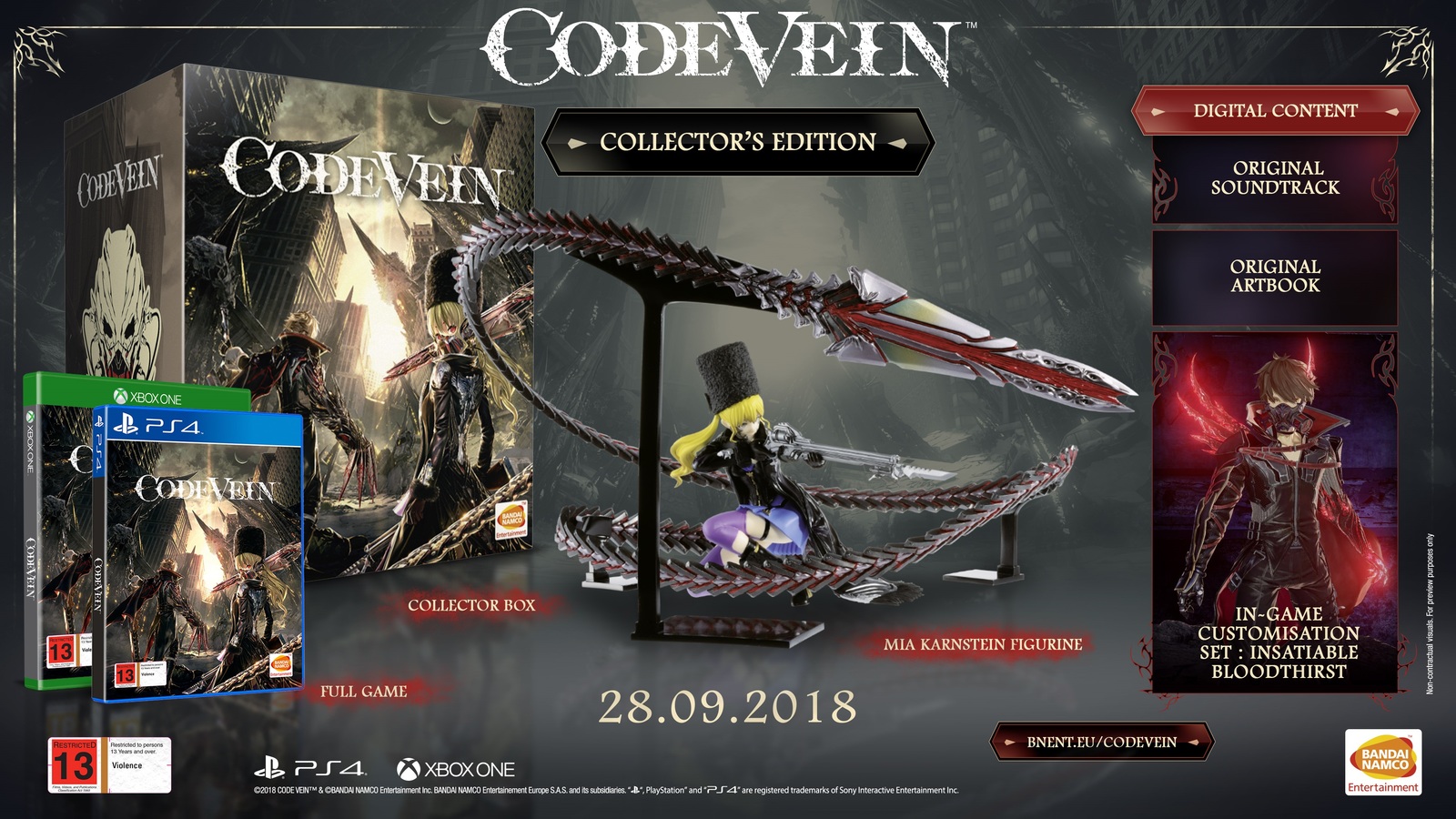 Code Vein Collector's Edition for PS4 image