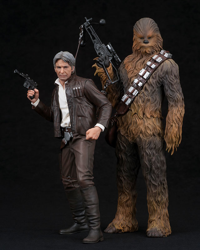 1/10 Han Solo & Chewbacca - Artfx+ Figure Set image