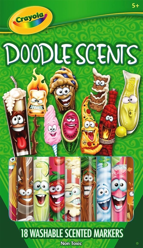 Crayola: Doodle Scents - Washable Marker Set (18-Pack) image