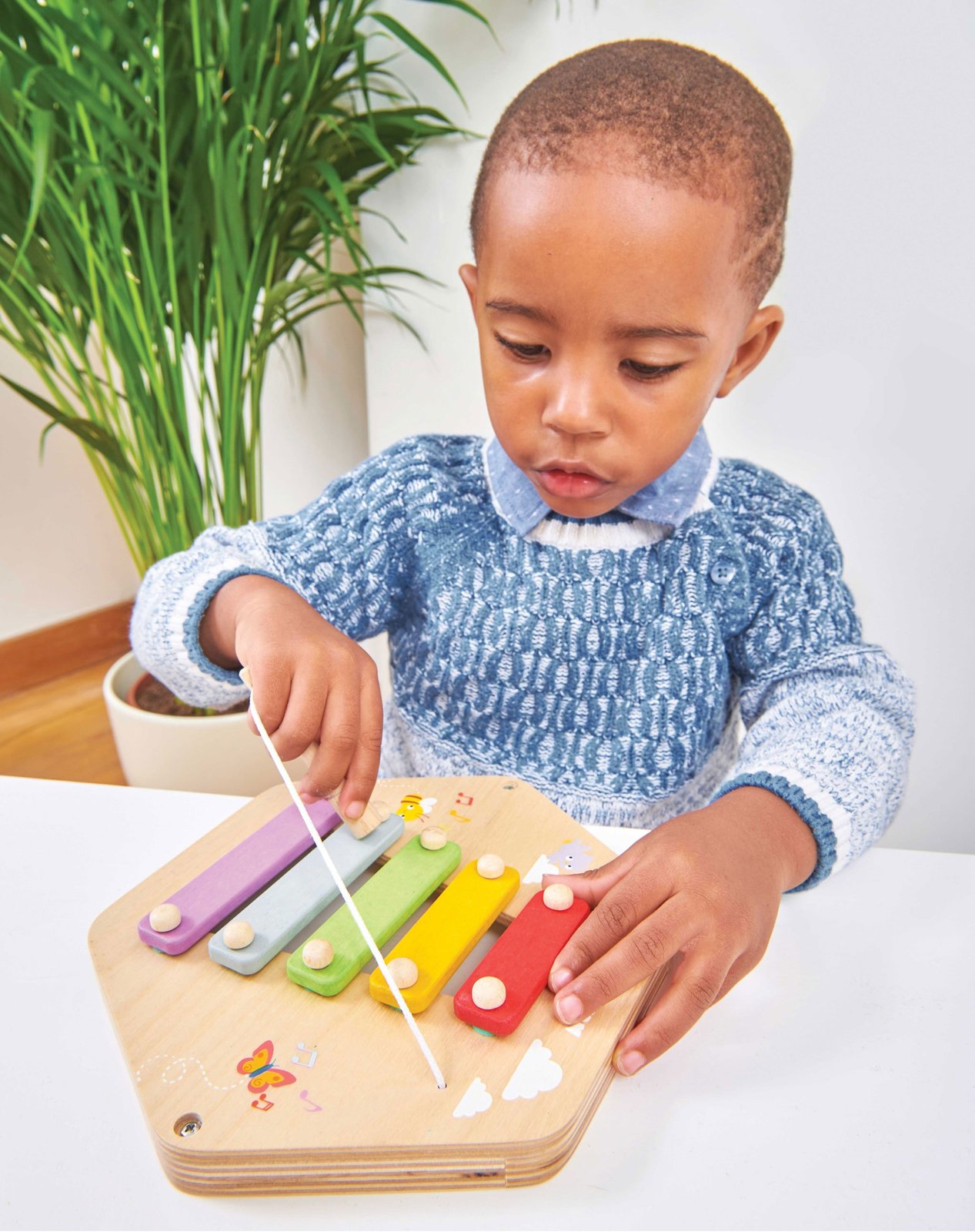 Wooden Activity Tile - Xylophone image