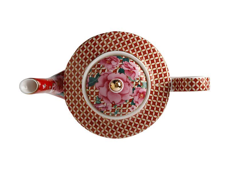 Teas & C's Silk Road Teapot Tea for One with Infuser 380ml in Aqua
