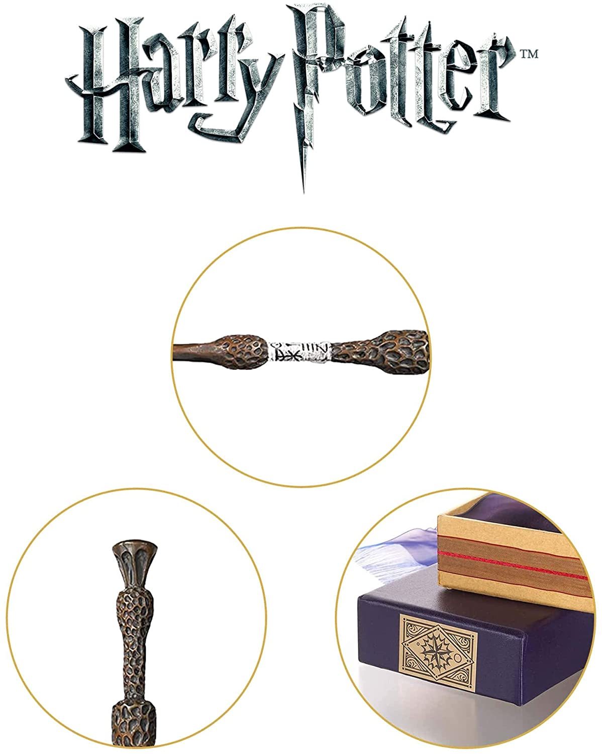 Harry Potter Wand Replica - Dumbledores with Ollivanders Box image