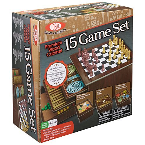 Ideal: Premium Wood Cabinet - 15 Game Set image