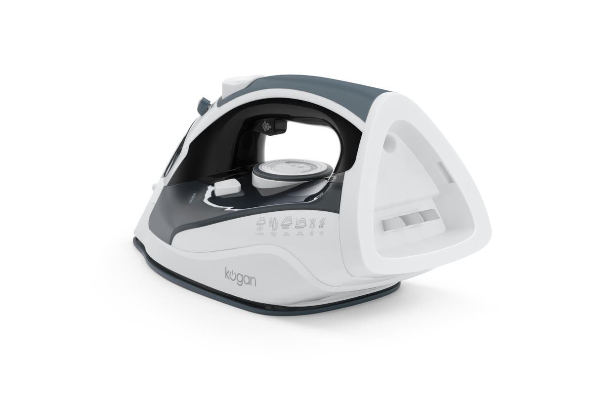 Kogan 2400W DuoGlide Cordless and Corded Steam Iron at Mighty Ape NZ