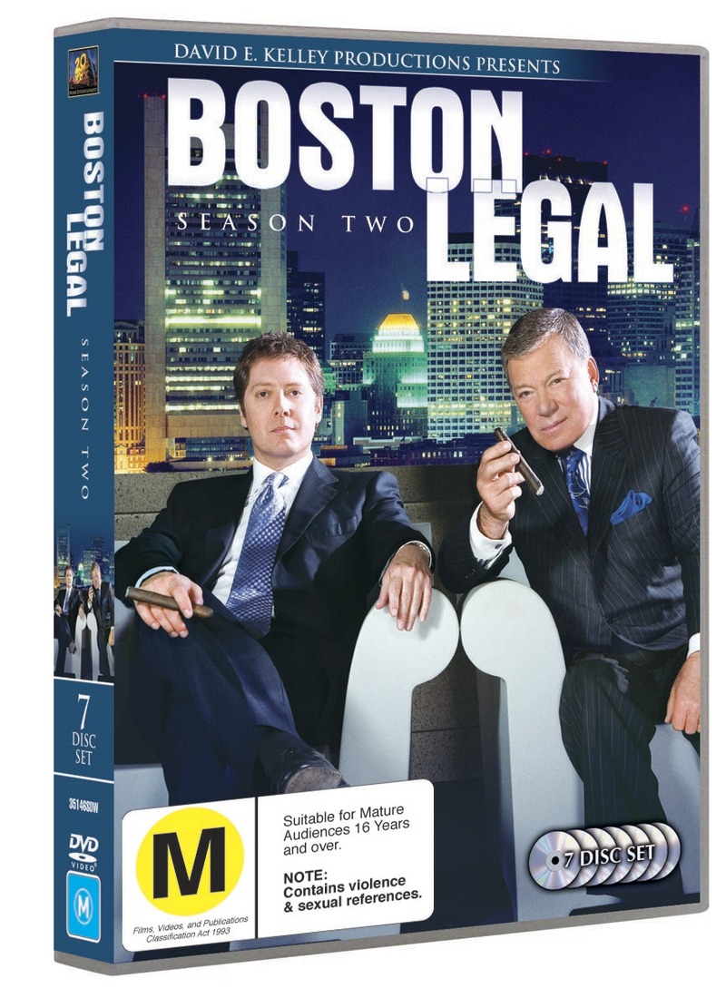 Boston Legal - Season 2 (7 Disc Set) on DVD image