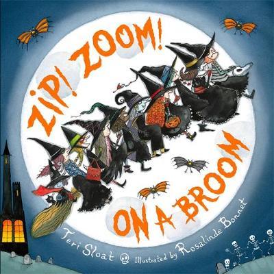 Zip! Zoom! On a Broom by Teri Sloat image
