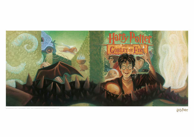 Harry Potter: Goblet of Fire - Book Cover Artwork | at Mighty Ape NZ