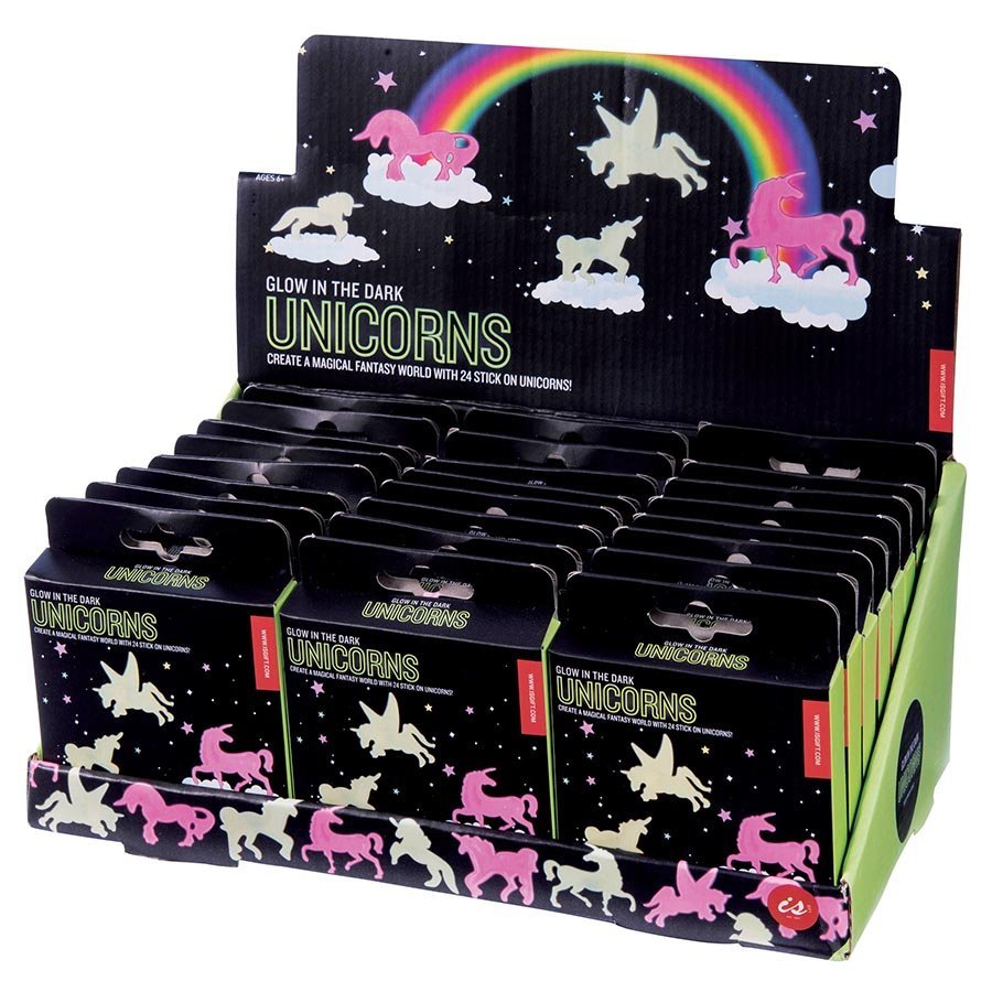 IS Gifts: Glow in the Dark - Unicorn Wall Stickers