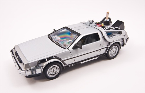 Back To The Future Trilogy: DeLorean Time Machine Die-Cast Vehicle 3 Pack image