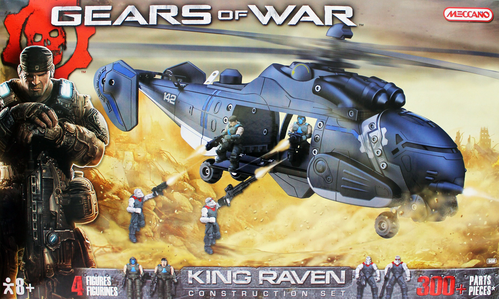Meccano Gears of War C.O.G King Raven Helicopter Images at Mighty Ape NZ