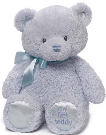 Gund: My First Teddy 38cm - Blue image