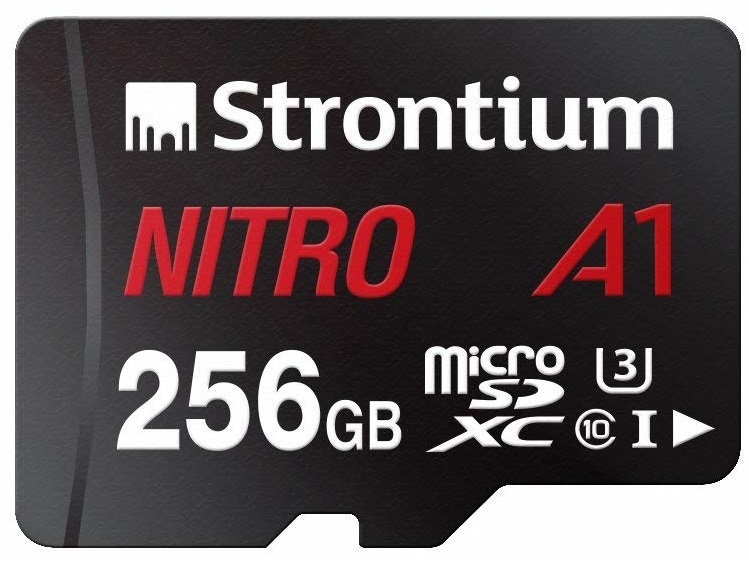 Strontium NITRO A1 256GB Micro SD With Adapter image