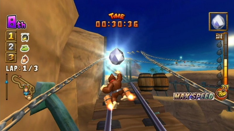 Donkey Kong Jet Race (AKA Donkey Kong Barrel Blast) for Nintendo Wii image