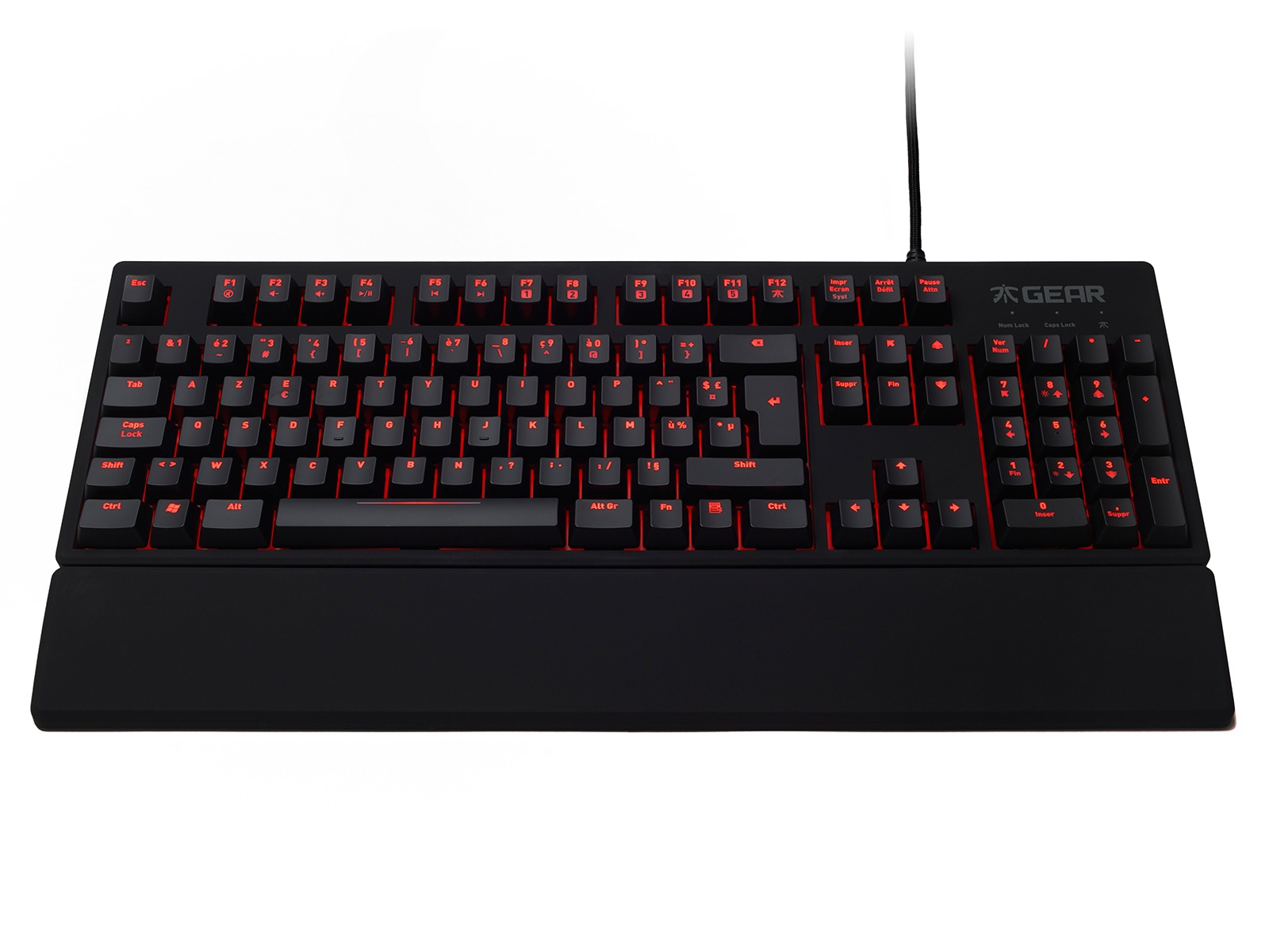 Fnatic Rush Pro Gaming Keyboard - Cherry MX Red on PC