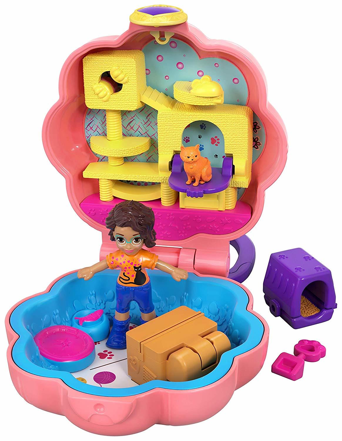 Polly Pocket: Tiny Pocket World - Purrfect Playhouse