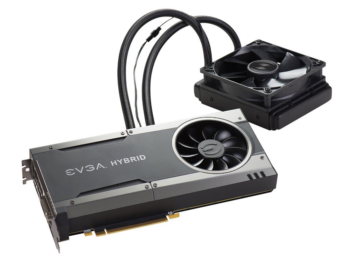 EVGA GeForce GTX 1080 FTW Hybrid Version Water Cooled GPU