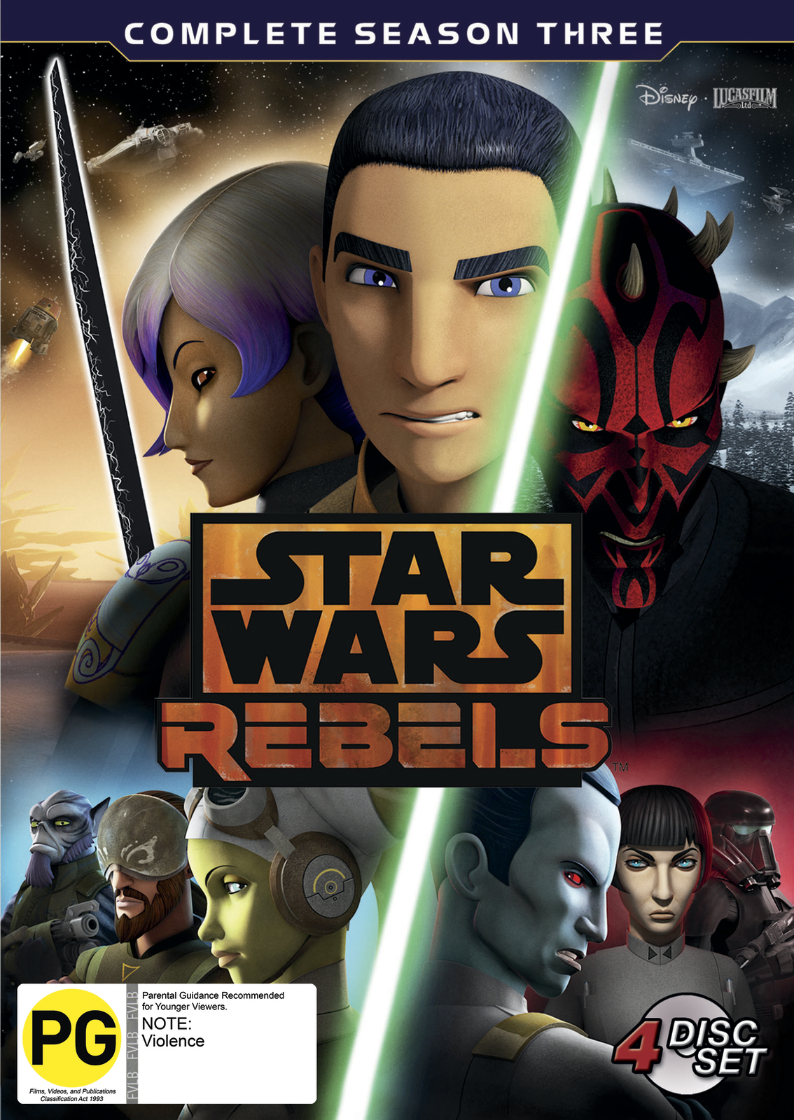 Star Wars: Rebels - Season 3 on DVD image