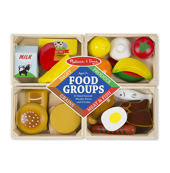 Melissa & Doug: Food Groups Set Wooden image