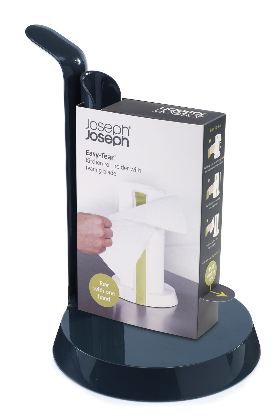 Joseph Joseph EasyTear Kitchen Roll Holder Grey at Mighty Ape NZ