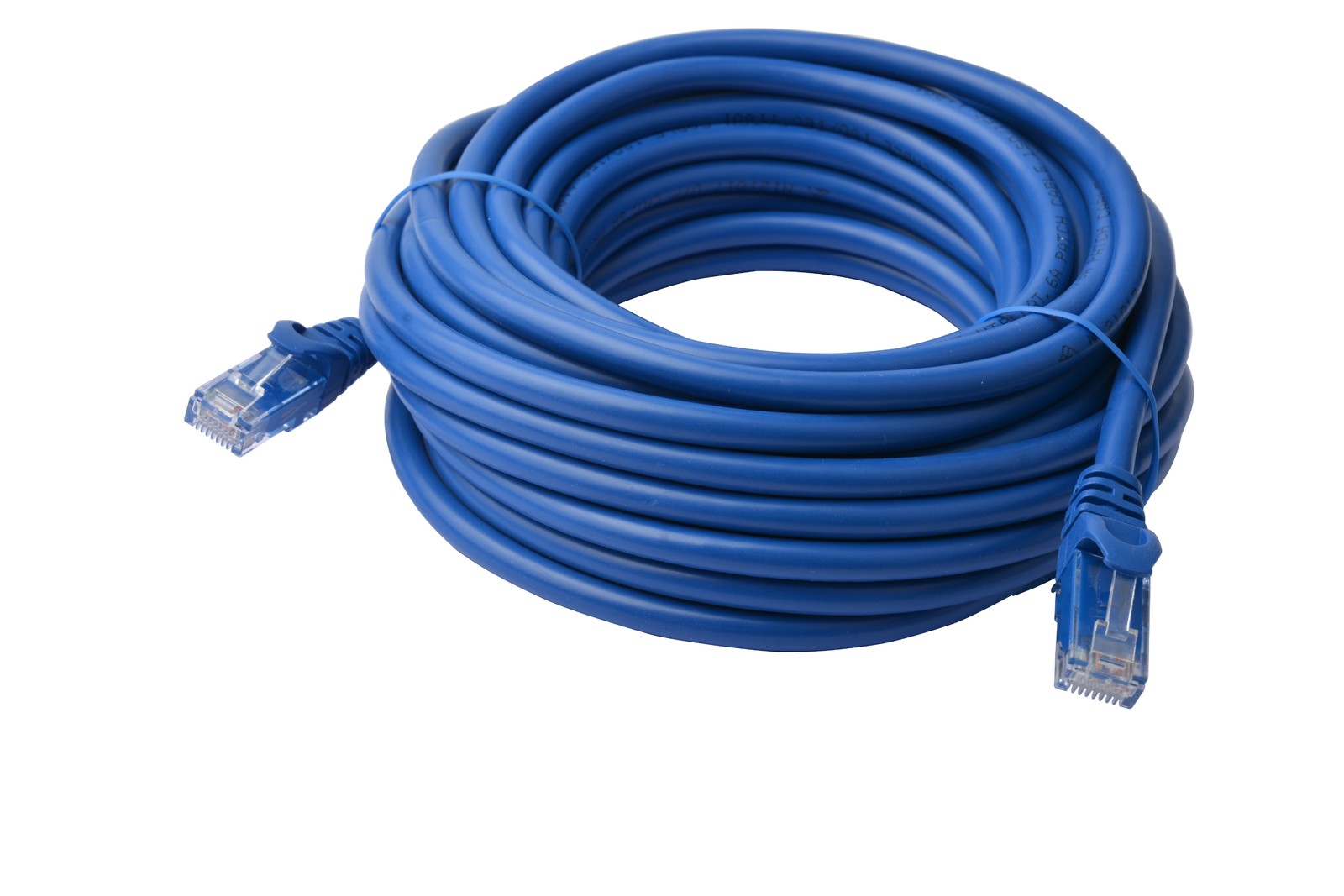 CAT 6a UTP Ethernet Cable; Snagless - Blue (40m) image