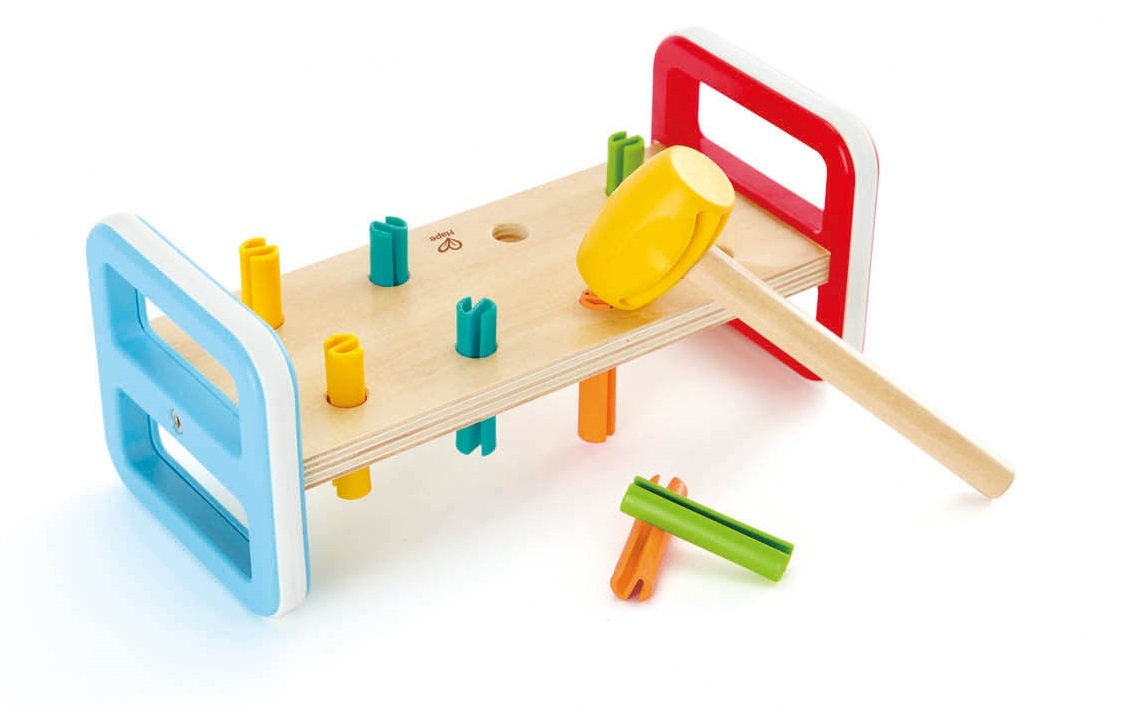 Hape: Rainbow Pounder - Hammer Bench