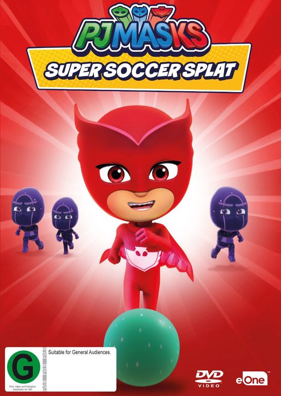 Pj Masks Super Soccer Splat Dvd On Sale Now At Mighty Ape Nz