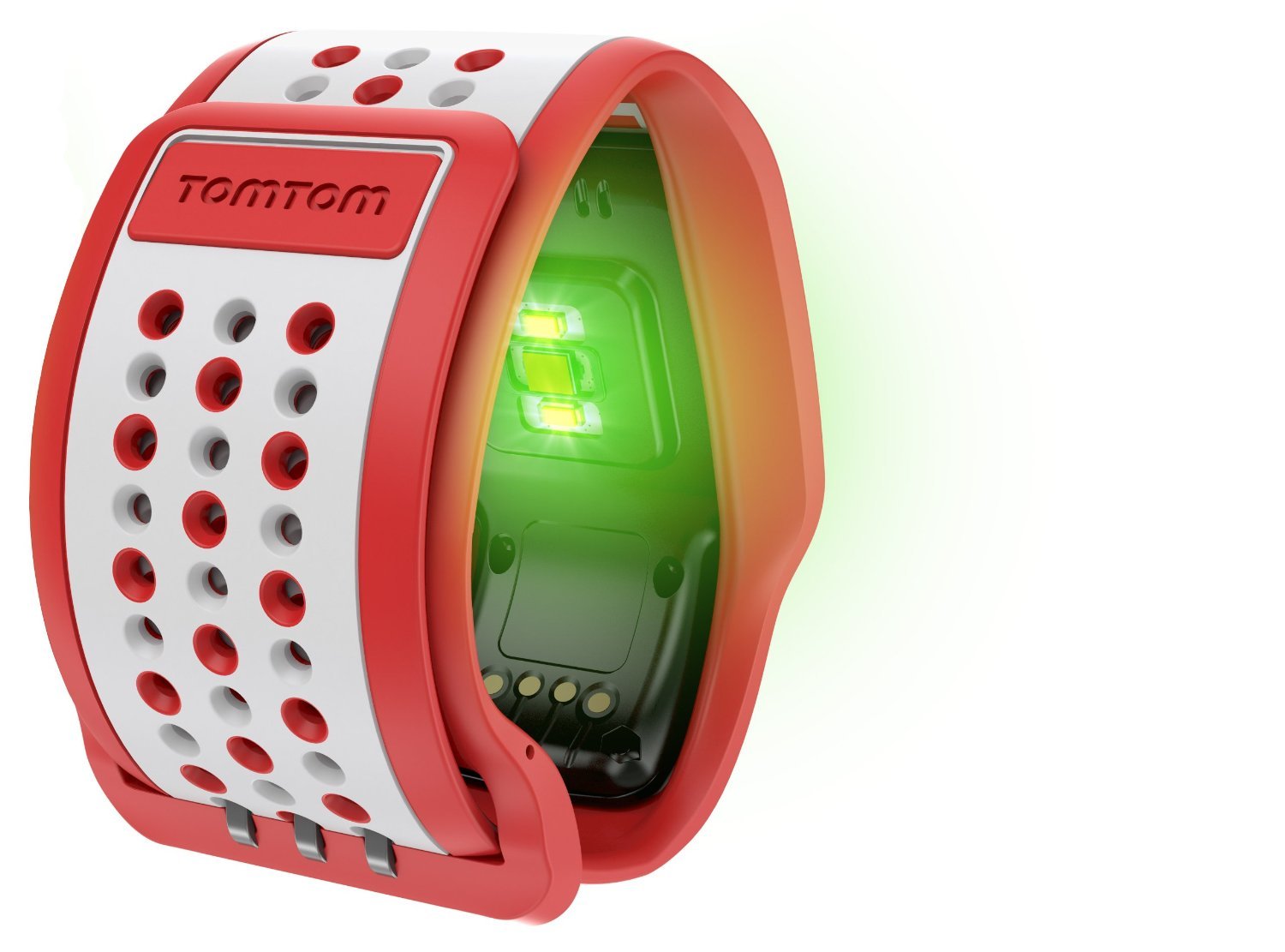 TomTom Multi-Sport Cardio Watch - White/Red