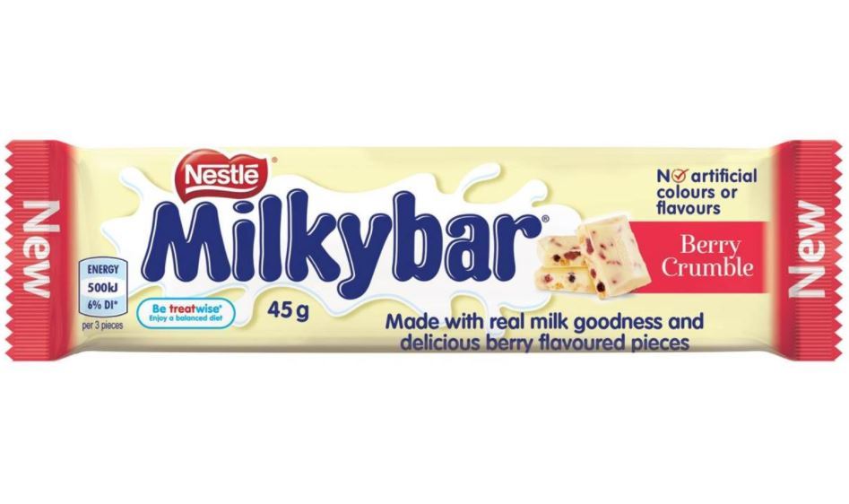 MilkyBar Berry Crumble - 45g Bar (36 Pack) image