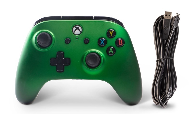 Xbox One Enhanced Wired Controller - Emerald Fade image