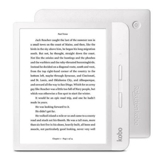 Kobo Libra H2O 7" eReader White at Mighty Ape Australia