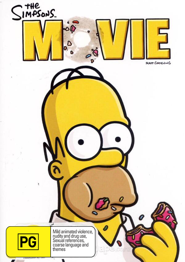 The Simpsons Movie on DVD