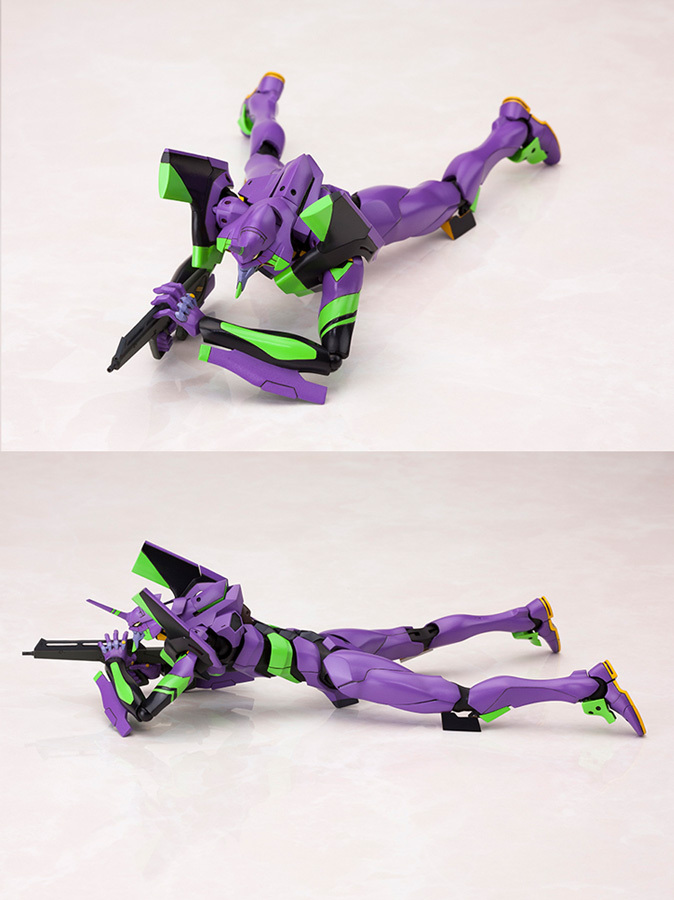 Evangelion 1/400 Scale EVA-01 Test Type Model Kit image