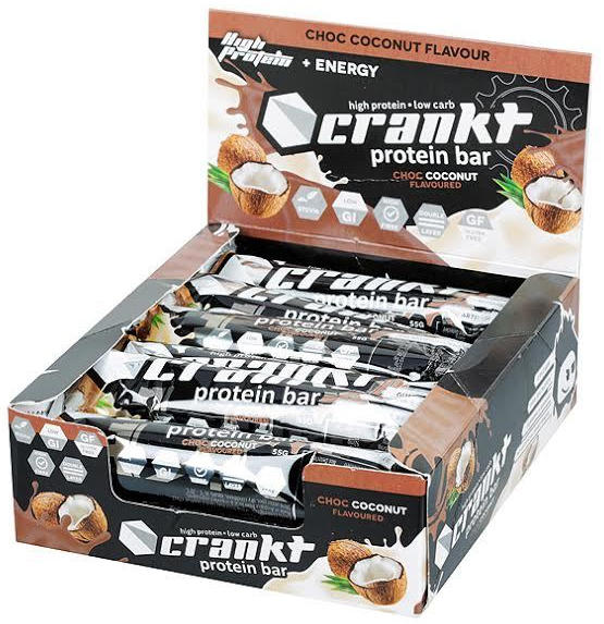 Crankt Protein Bars - Choc Coconut (12x55g) image