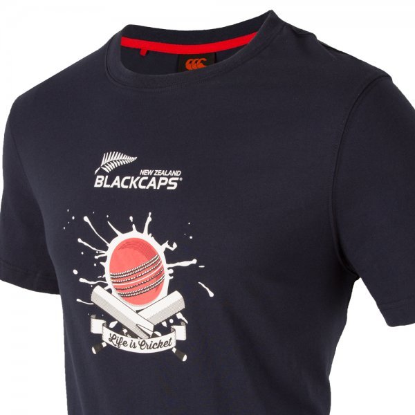 NZ Blackcaps Mens Eclipse Supporters Tee (Medium) image