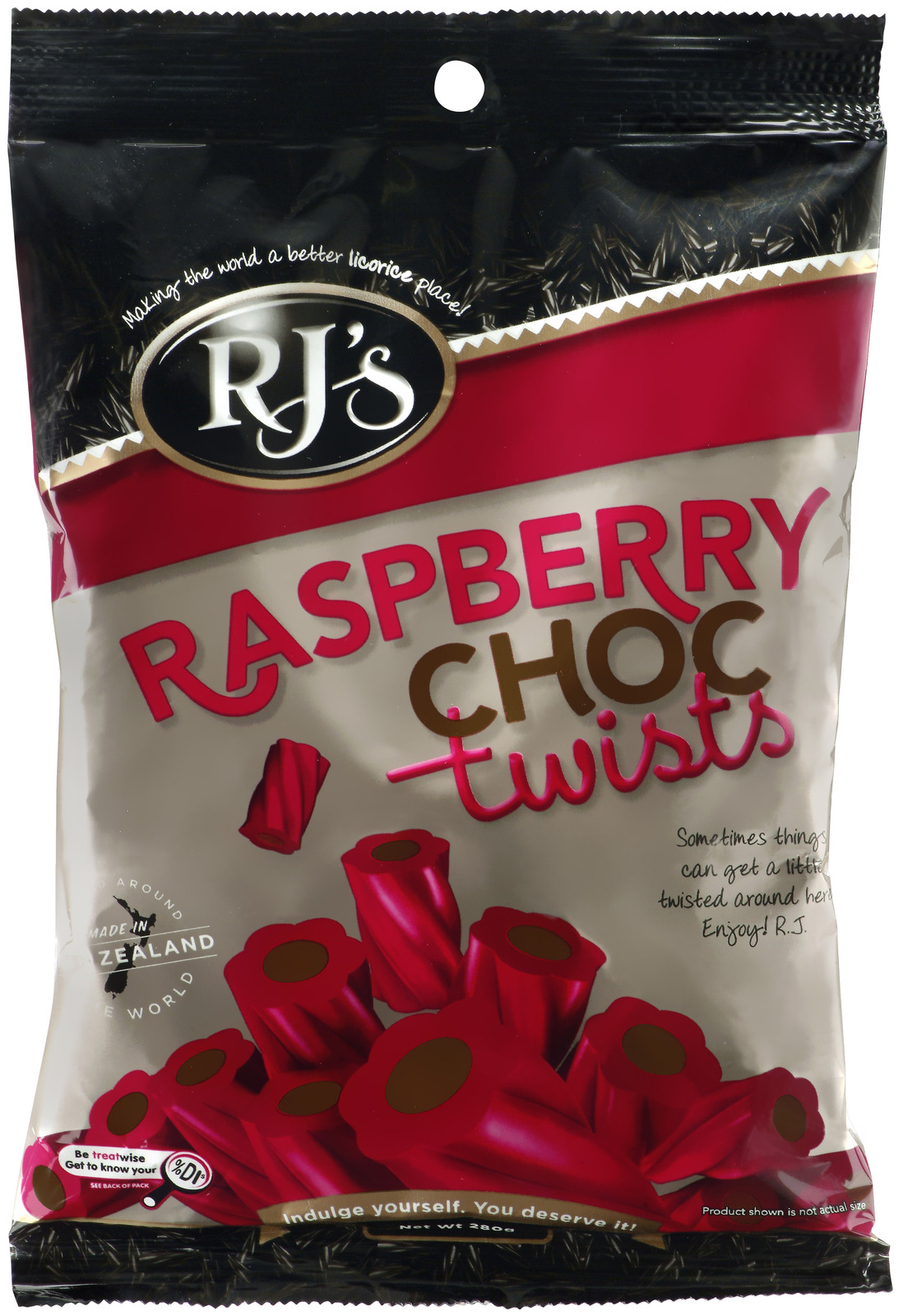 RJ's Raspberry Choc Twists (280g) image