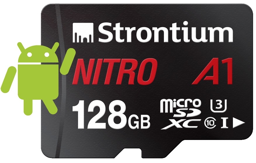 Strontium Nitro A1 Micro SD Card with Adaptor - 128GB image