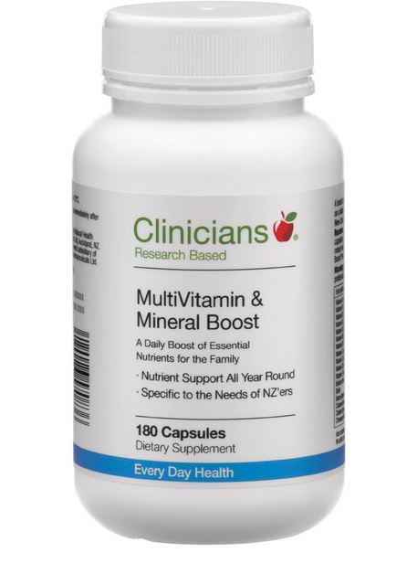 Clinicians MultiVitamin & Mineral Boost (180 Capsules) image
