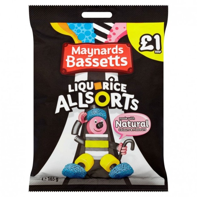 Maynards Liquorice Allsorts 165g at Mighty Ape NZ