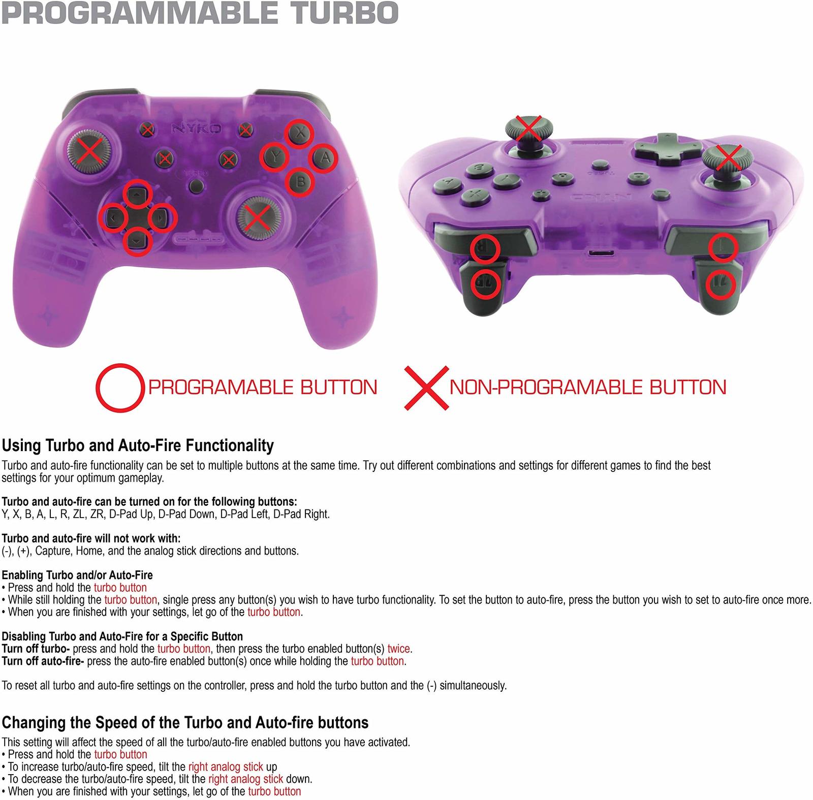 Nyko Switch Wireless Core Controller (Purple) for Switch image