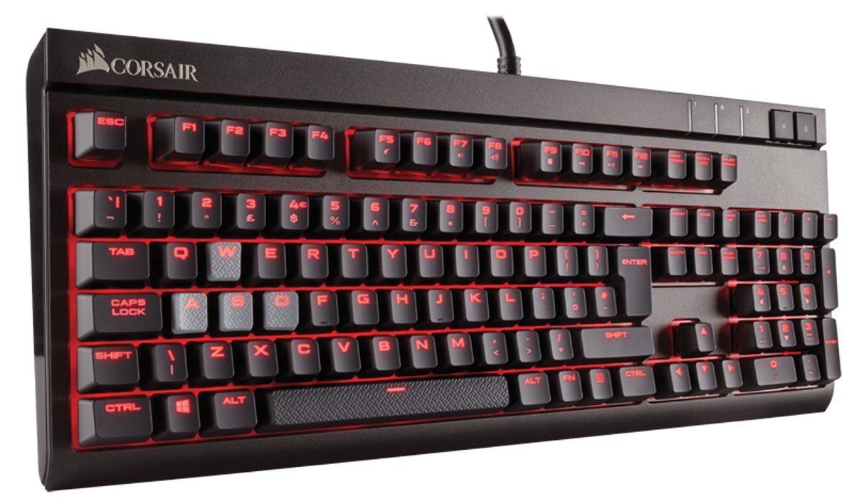 Corsair STRAFE Mechanical Gaming Keyboard (Cherry MX Blue) for PC image