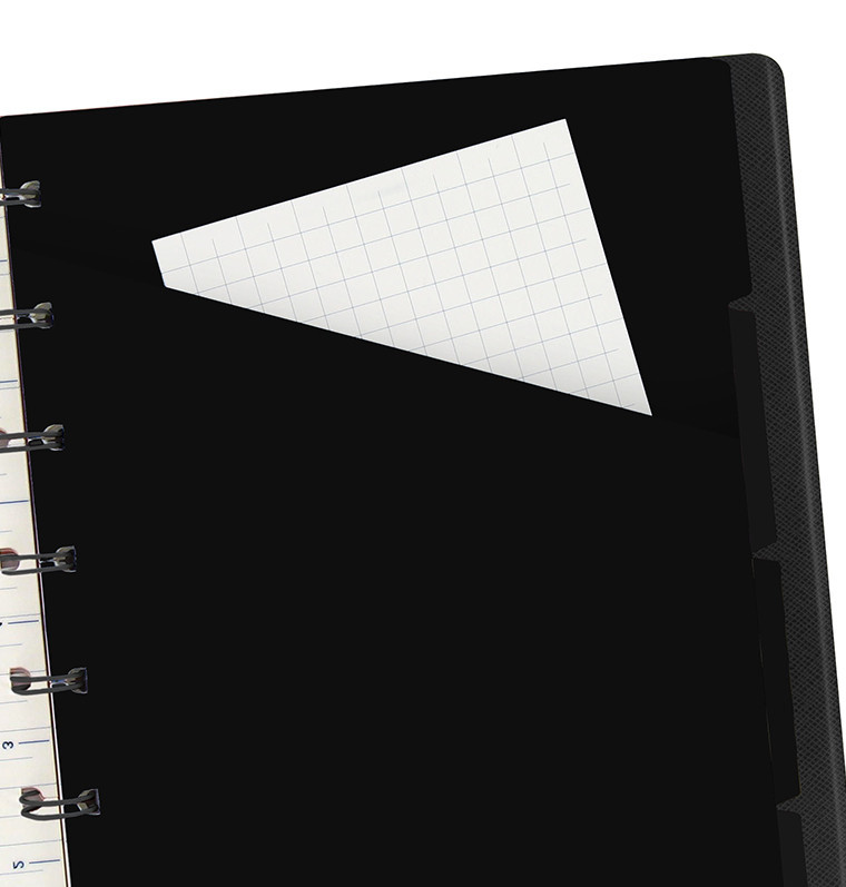 Filofax - A5 Saffiano Notebook - Metallic Silver image