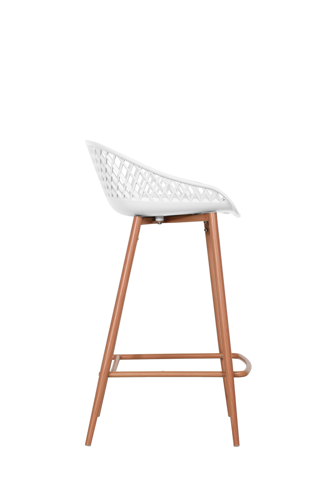 Buy Ovela Leerdam Counter Stools White (Set of 2) at Mighty Ape NZ