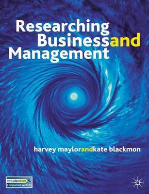 Researching Business and Management on Paperback by Kate Blackmon