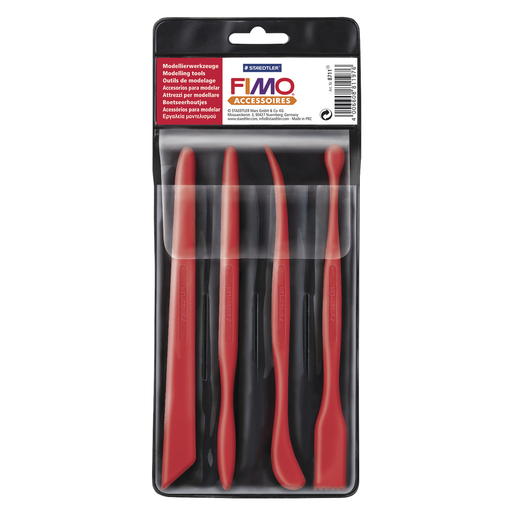 Staedtler Fimo Modelling Tools 4 In A Wallet image