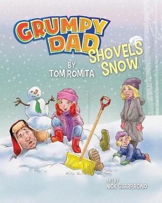 Grumpy Dad Shovels Snow by Tom Romita image